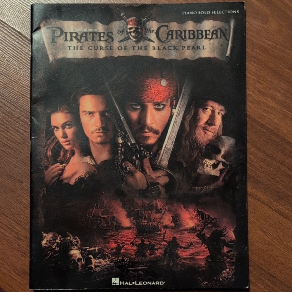 Disney Pirates of the Caribbean Piano Solo Selections - Black and Red